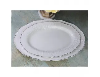 Овальное блюдо 30,5см Lenardi Orchidea 109-170