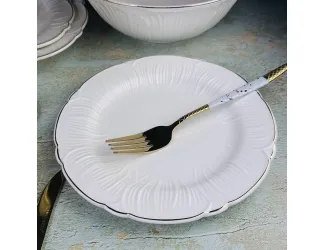 Набор из 6 тарелок 21см Lenardi Orchidea 109-174