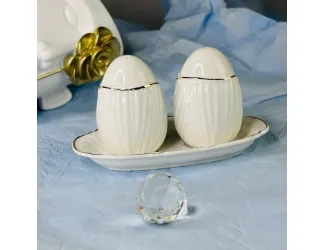 Набор солонок 2шт на подставке Lenardi Orchidea 109-179