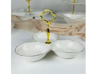 Менажница 23,5см Lenardi Orchidea 109-274