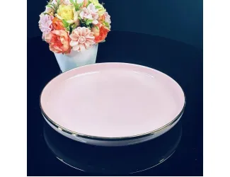 Тарелка 27см Lenardi Multicolor 122-062 розовая