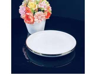 Тарелка 20см Lenardi Multicolor 122-065 белая