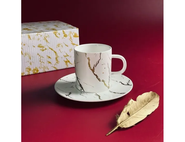 Чайная пара 200мл Lenardi 133-427 белая