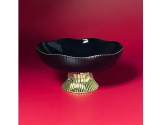 Фруктовница 25,5х13см на ножке Lenardi Multicolor 163-022