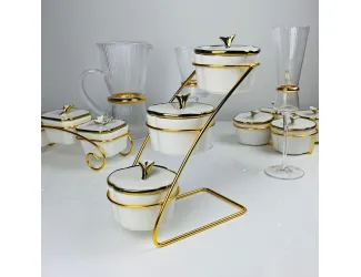 Набор из 3 банок на подставке Lenardi Melody 163-023