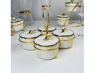 Набор из 3 банок на подставке Lenardi Melody 163-025