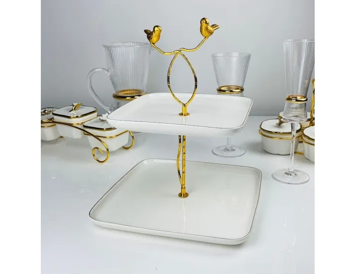 Двухъярусная этажерка Lenardi Melody 163-032