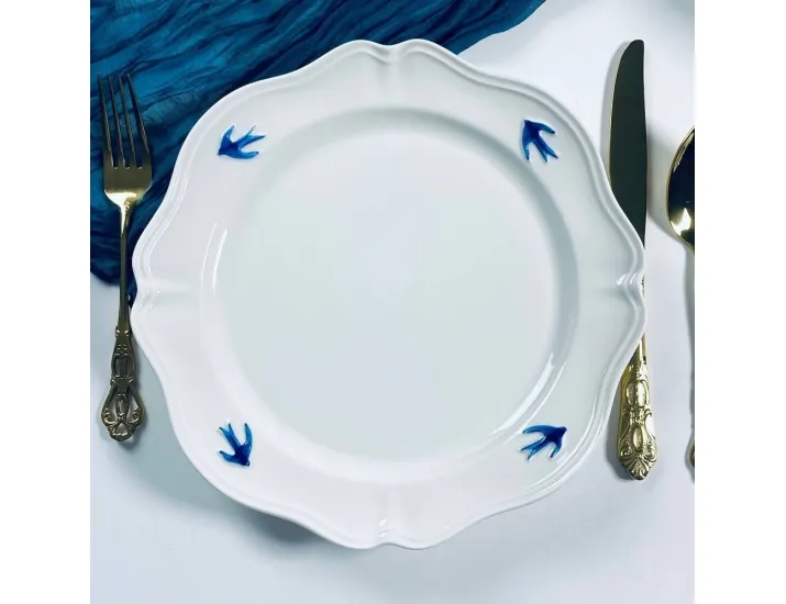 Набор тарелок 6шт 27см Lenardi Ласточки 164-145