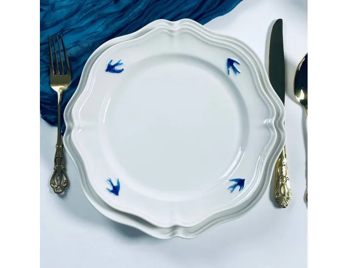Набор тарелок 6шт 24см Lenardi Ласточки 164-146