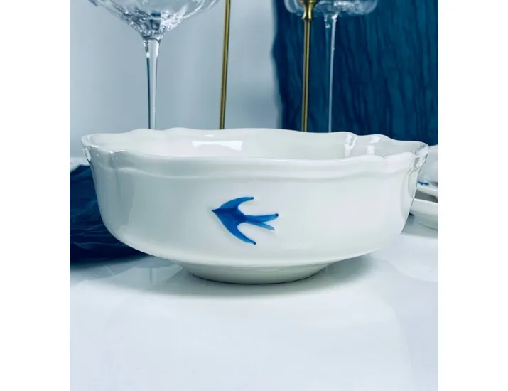 Набор салатников 6шт 18см Lenardi Ласточки 164-149