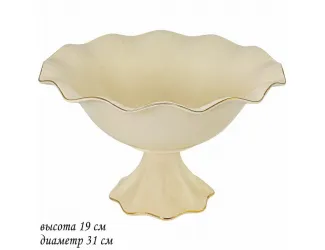 Фруктовница на ножке 31 см Lenardi Marzipan 205-147