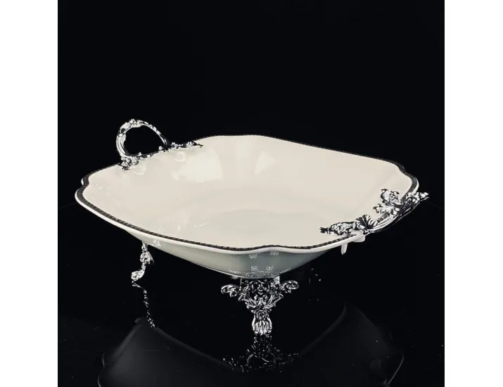 Глубокое блюдо 28см на ножках с ручками Lenardi Atlantis 205-897