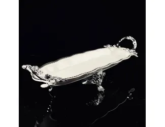 Блюдо 28см на ножках с ручками Lenardi Atlantis 205-903