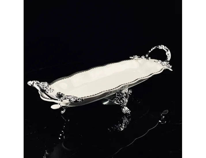 Блюдо 28см на ножках с ручками Lenardi Atlantis 205-903