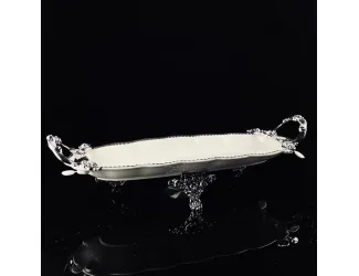 Блюдо 43см на ножках с ручками Lenardi Atlantis 205-904