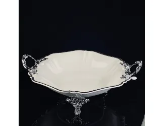  Глубокое блюдо 30,5см на ножках с ручками Lenardi Atlantis 205-905