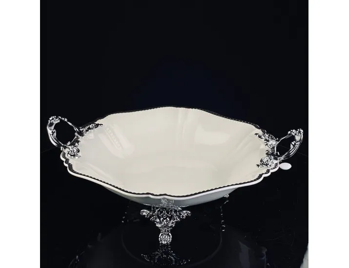  Глубокое блюдо 30,5см на ножках с ручками Lenardi Atlantis 205-905