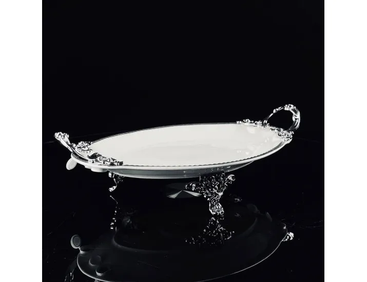 Блюдо 30,5см на ножках с ручками Lenardi Atlantis 205-907