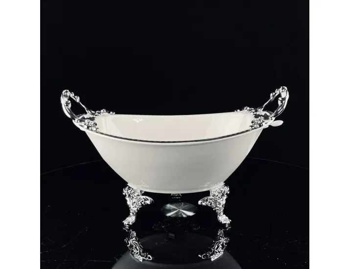 Глубокое блюдо 30,5см на ножках с ручками Lenardi Atlantis 205-925