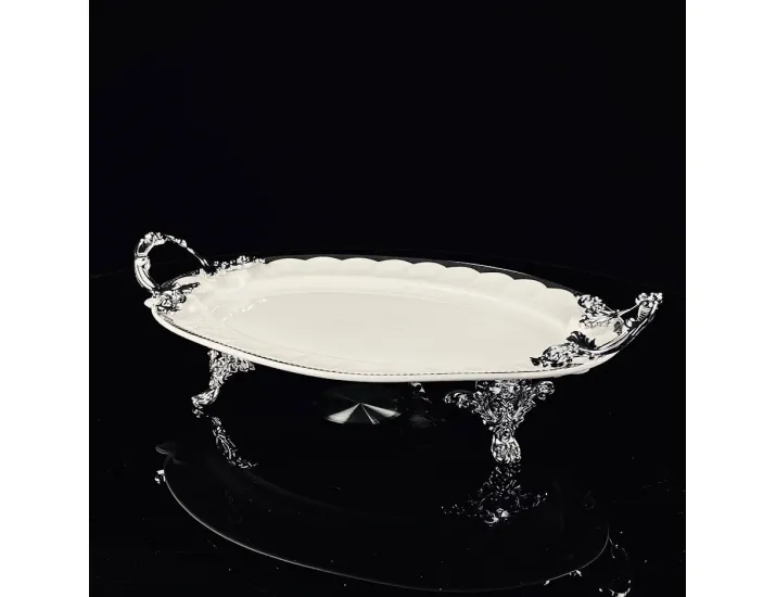 Блюдо 30,5см на ножках с ручками Lenardi Atlantis 205-930