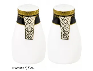 Набор для специй 2 предмета Lenardi Black Baccara 205-017