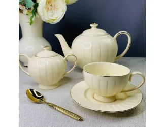 Чайный сервиз на 6 персон 14 предметов Lenardi Marzipan 205-136