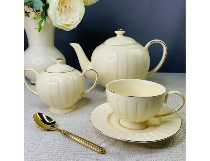 Чайный сервиз на 6 персон 14 предметов Lenardi Marzipan 205-136