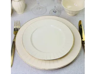 Набор тарелок 6шт 20,5см Lenardi Marzipan 205-137