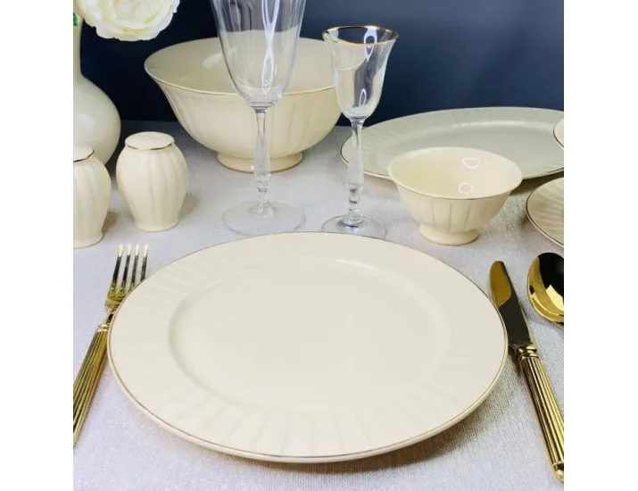 Набор тарелок 6шт 27см Lenardi Marzipan 205-138