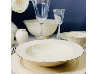 Набор тарелок суповых 6шт 21,5см Lenardi Marzipan 205-139