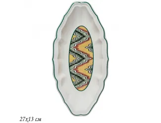 Овальноне блюдо 27х13см Lenardi Бухара 205-163