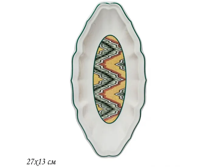 Овальноне блюдо 27х13см Lenardi Бухара 205-163