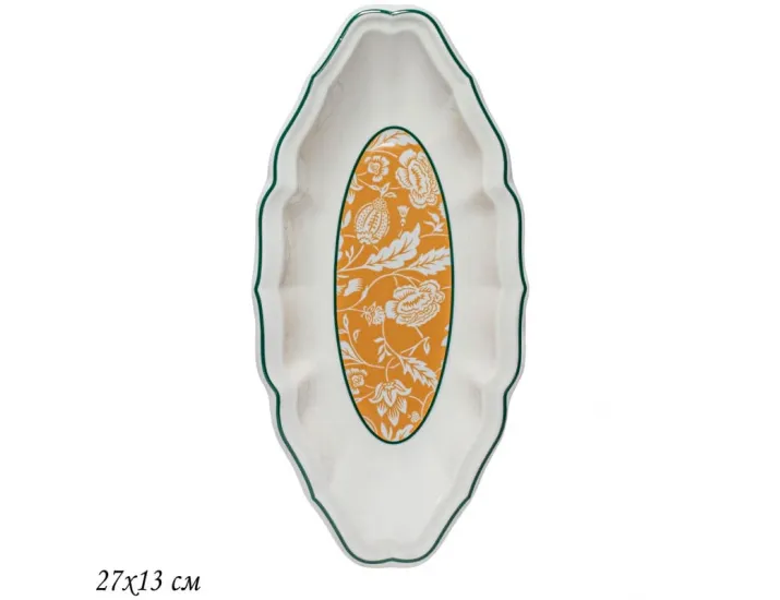 Овальное блюдо 27х13см Lenardi Адонис 205-189