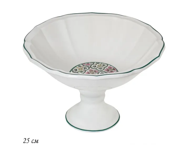 Фруктовница 25см на ножке  Lenardi Дария 205-251