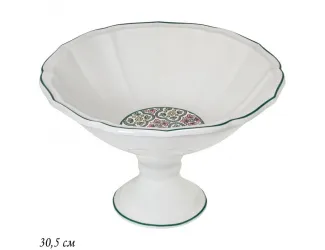 Фруктовница 30,5см на ножке  Lenardi Дария 205-252
