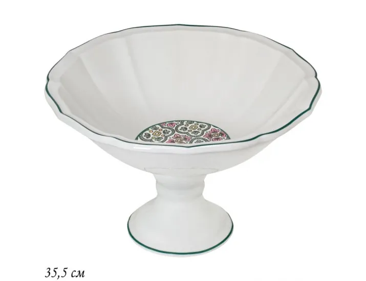 Фруктовница 35,5см на ножке  Lenardi Дария 205-253