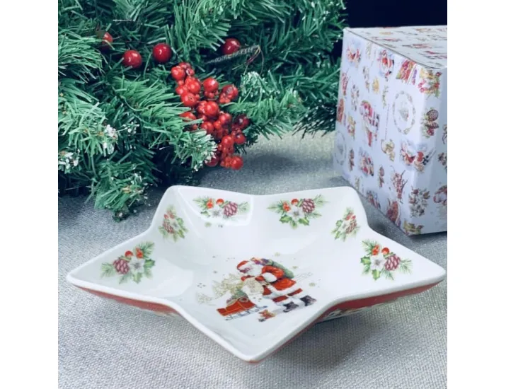 Блюдо-звезда 20см Lenardi Новогодний 205-290