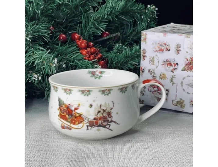 Бульонница 450мл Lenardi Новогодний 205-296