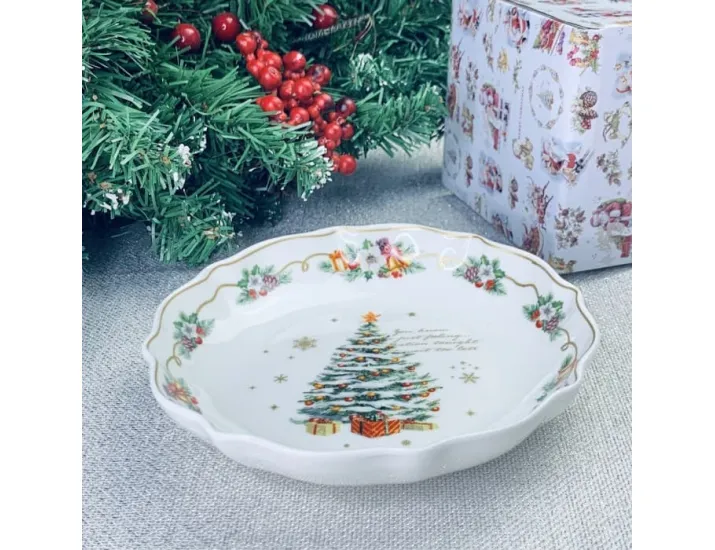 Блюдо 16см Lenardi Новогодний 205-299