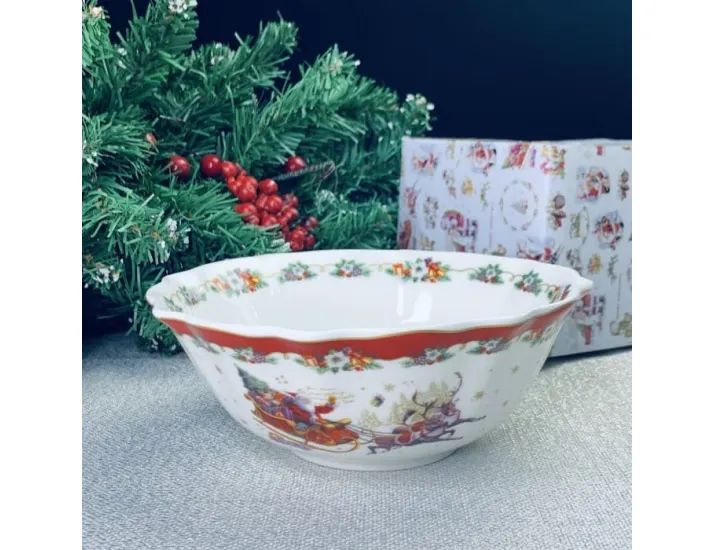 Салатник 18см Lenardi Новогодний 205-308