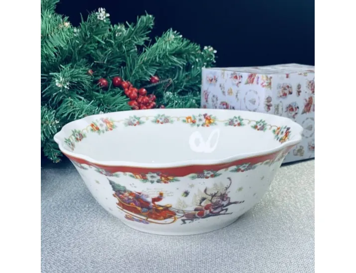 Салатник 23см Lenardi Новогодний 205-309