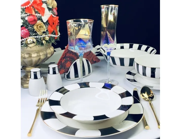 Обеденный сервиз на 6 персон 23 предмета Lenardi Жаклин 205-368