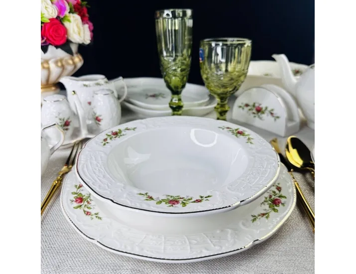 Набор из 6 глубоких тарелок 22см Lenardi Доминика 205-371