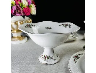 Конфетница на ножке 20,5х13 см Lenardi Доминика 205-379