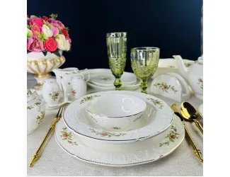 Обеденный сервиз на 12 персон 88 предметов Lenardi Доминика 205-389