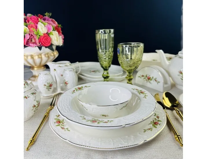 Обеденный сервиз на 12 персон 88 предметов Lenardi Доминика 205-389