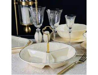 Менажница 25х19см Lenardi Доминика крем 205-399