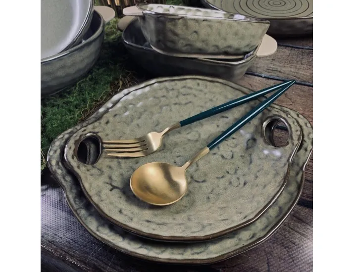 Набор из 2 блюд 23х3,5см с ручками Lenardi Мистраль 205-434