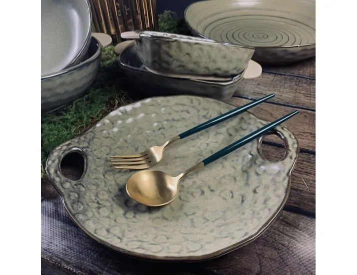 Набор из 2 блюд 26,5х4см с ручками Lenardi Мистраль 205-435