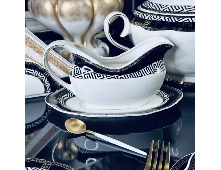 Соусник с блюдом 460 мл Lenardi Изольда 205-474